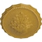 Ekena Millwork Oxford Ceiling Medallion, Hand-Painted Iridescent Gold, 16 7/8"W x 11 3/4"H x 1 1/2"P CM16OXIGS - alternate 4